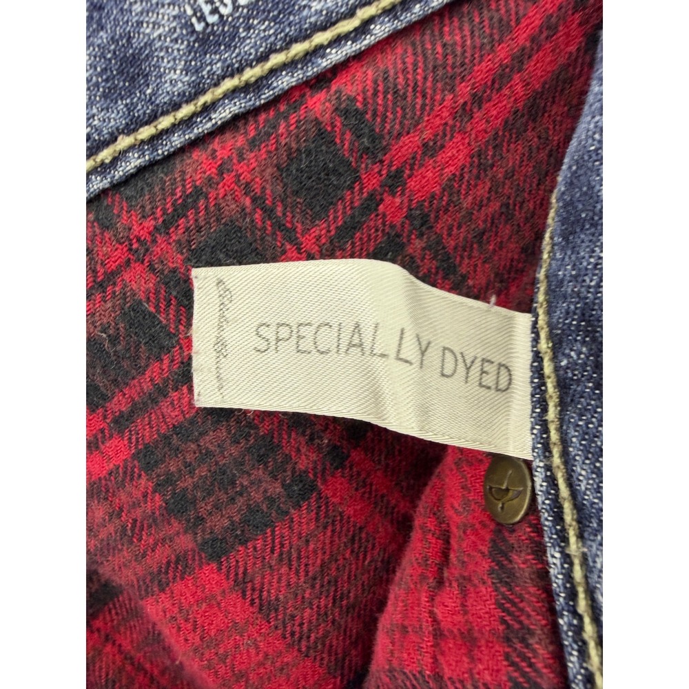 Eddie Bauer Flannel Lined Jeans Women 6 Blue Excellent Boyfriend Relaxed Leg - Picture 7 of 12